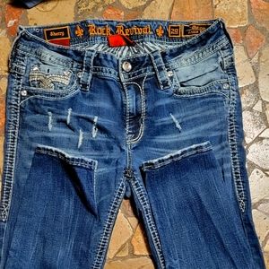 Womens Rock Revival Jeans